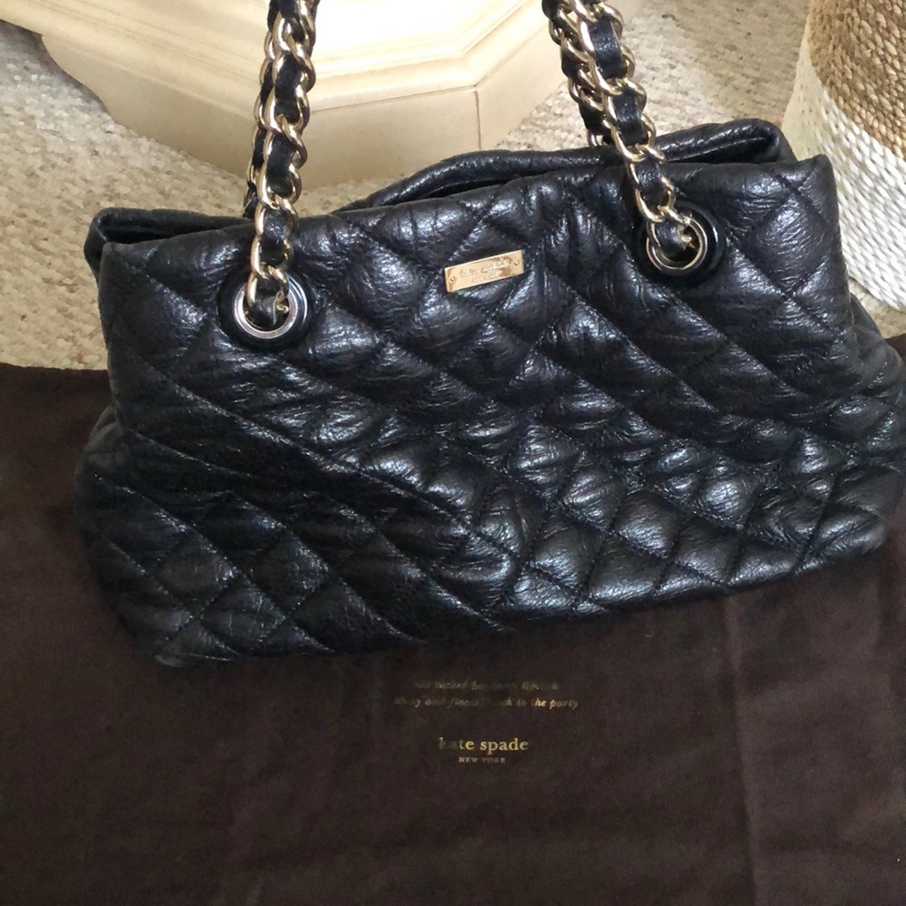 kate spade ♠️ Gold Coast Marion Leather Satchel - Picture 3 of 8
